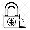 Ethereum Security Protection Lock Icon
