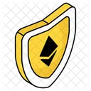 Ethereum Security Financial Protection Secure Currency Icon