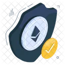 Seguridad Ethereum Criptomoneda Cripto Icon