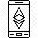 Ethereum Smartphone Metaverse Digtal Icon