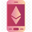 Ethereum Smartphone Metaverse Digtal Icon