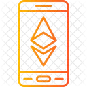 Ethereum Smartphone Metaverse Digtal Icon