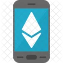 Ethereum Smartphone Metaverse Digtal Icon