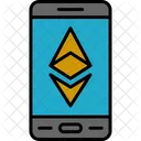 Ethereum Smartphone Metaverse Digtal Icon