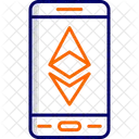 Ethereum Smartphone Metaverse Digtal Icon