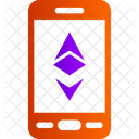 Ethereum Smartphone Metaverse Digtal Icon