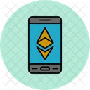 Ethereum Smartphone Metaverse Digtal Icon