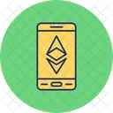 Ethereum Smartphone Metaverse Digtal Icon