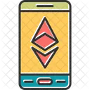 Ethereum Smartphone Metaverse Digtal Icon
