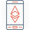 Ethereum Smartphone Metaverse Digtal Icon