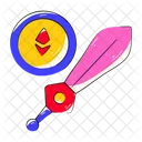 Ethereum Sword  Icon