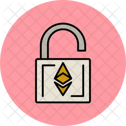 Ethereum unlock  Icon