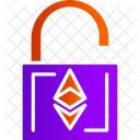 Ethereum Unlock Cryptocurrency Heist Icon