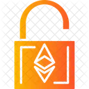 Ethereum Unlock Cryptocurrency Heist Icône