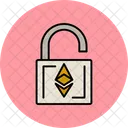 Ethereum Unlock Cryptocurrency Heist Icon