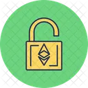 Ethereum Unlock Cryptocurrency Heist Icon