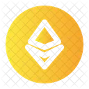 Etherium Cryptocurrency Finance Icon