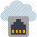 Cloud Computing Ethernet Icon