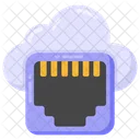 Cloud Port Ethernet Cloud Cloud Network Port Icon