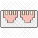 Ethernet Port Internet Icon