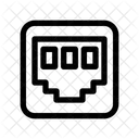 Ethernet Lan Port Icon