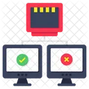 Ethernet-Port-Netzwerk  Symbol