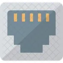 Ethernet Socket Lan Port Network Hub Icon