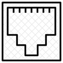 Ethernet-Stecker  Symbol