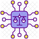 Ethical Ai Decision Making Fair Ai Decisions Ai Without Bias Icon