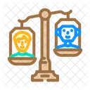 Ethical Balance Scale Icon