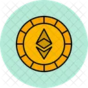 Ethiereum Coin Coin Cryptocurrency Icon