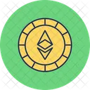 Ethiereum Coin Coin Cryptocurrency Icon
