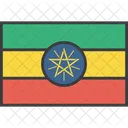 エチオピア人、エチオピア人、アフリカ人 アイコン