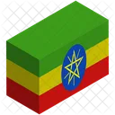Flag Country Ethiopia Icon