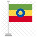 Ethiopia Country National Icon