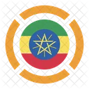 エチオピア、旗 アイコン
