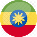 에티오피아 국기 국가 아이콘