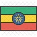 Ethiopien Ethiopien Africain Icône