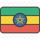 Ethiopien Ethiopien Africain Icône