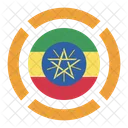 Ethiopie Drapeau Icône