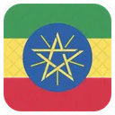 Ethiopie Drapeau Icône