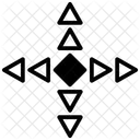 Ethnische Grenze Stammessymbol Stammesmuster Symbol
