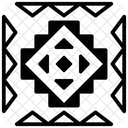 Ethnische Grenze Stammessymbol Stammesmuster Symbol