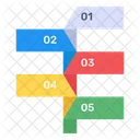 Etikettendiagramm Etikettengraph Moderne Infografik Symbol