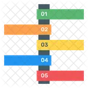 Etikettendiagramm Etikettengraph Moderne Infografik Symbol