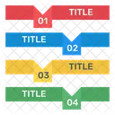 Etikettendiagramm Etikettengraph Moderne Infografik Symbol