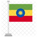 Etiopia Pais Nacional Icono