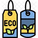 Etiqueta Etiqueta Eco Icono