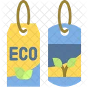 Etiqueta Etiqueta Eco Icono