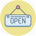 Etiqueta abierta  Icono
